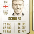 FIFA 19 have thrown Paul Scholes into the mix of the Gerrard-Lampard debate