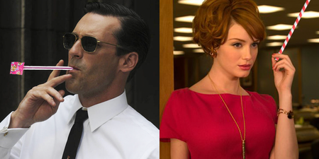 Mad Men but with Pixie Sticks instead of cigarettes