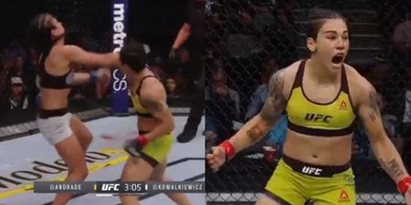 Arguably the most brutal knockout in female UFC history happened at UFC 228