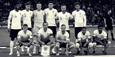 The first 25 seconds of England v Switzerland will be broadcast in black and white