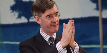 Protesters show up at Jacob Rees-Mogg’s house and berate him about Brexit