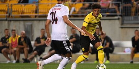 WATCH: Another Jadon Sancho assist gives Borussia Dortmund the lead