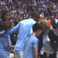 A 102-year-old fan was a mascot at Manchester City’s match against Fulham