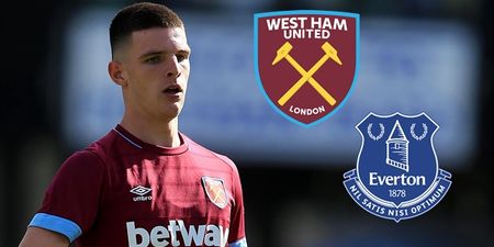 There was a strong reaction to Declan Rice’s performance against Everton