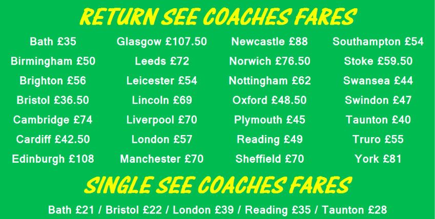 Glastonbury 2019 coach tickets pricing