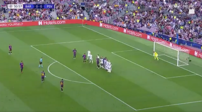 WATCH: Lionel Messi scores outrageous free kick for Barcelona in Champions League tie vs PSV