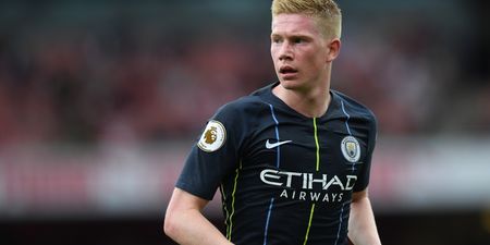 Kevin De Bruyne could be back from injury in time for the Manchester derby