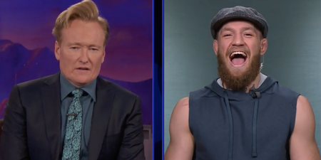 Conor McGregor was in flying form during his latest appearance on Conan