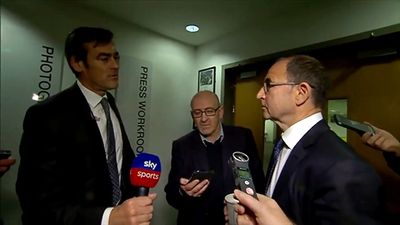 Martin O’Neill questions Sky Sports reporter after Declan Rice story