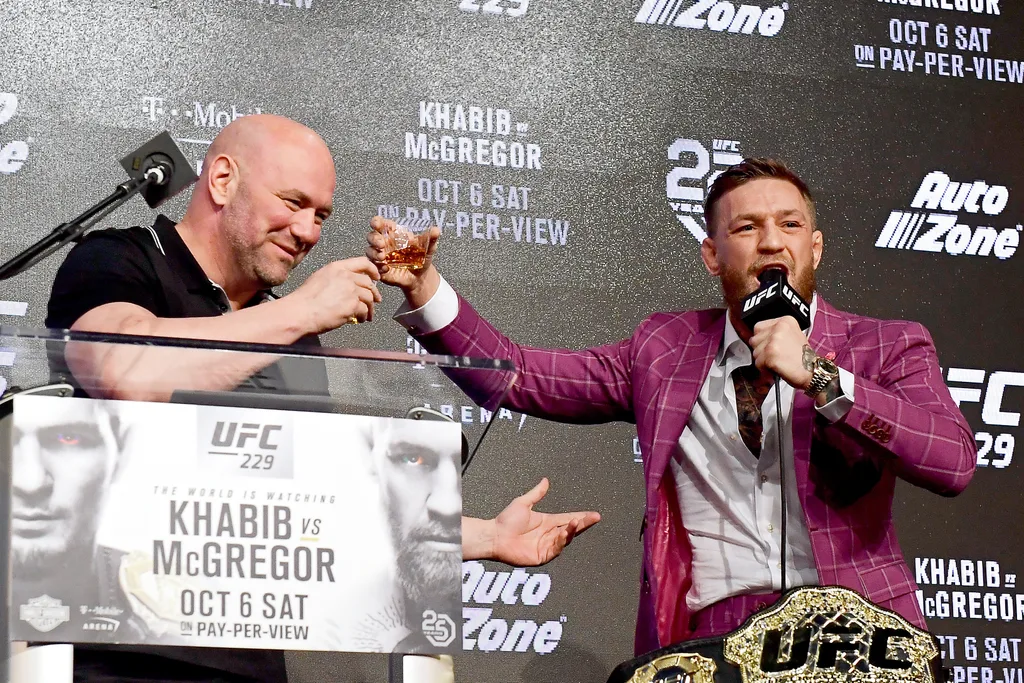 UFC 229: Khabib v McGregor Press Conference Proper 12 whiskey