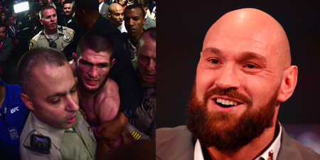 Tyson Fury and Tony Bellew’s reactions to UFC 229 couldn’t have been more different