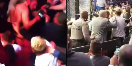 Footage shows how Dillon Danis left arena after reports he was ‘wobbling’ from Khabib attack