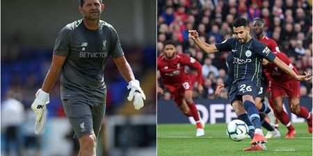 Jamie Carragher spotted what Liverpool’s goalkeeping coach did before Mahrez penalty