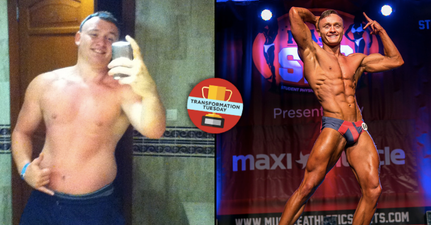 Party animal student drops 20 kilos to become bodybuilder