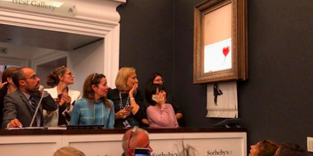 Someone has shredded a £40k Banksy to try and make it more valuable