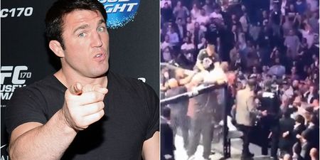 If you think McGregor threw the first punch, Chael Sonnen wants you to “shove it up your ass”