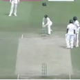 WATCH: Pakistani batsman run out after not realising his shot had not gone for four