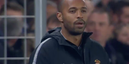 WATCH: Goalkeeping howler sees Thierry Henry get off to nightmare start as Monaco boss