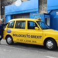 ‘Millionaire plumber’ pays driver to ride around London in ‘Bollocks To Brexit’ taxi cab