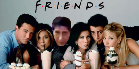 Friends, but with the viral suspected thief instead of Ross Geller