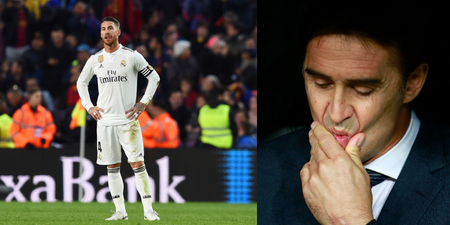 Sergio Ramos’s post match comments suggests Julen Lopetegui could go “in the next few hours”