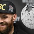 Tyson Fury got banned from Wikipedia for editing rival’s page