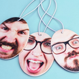 You can now get a car air freshener with your best mate’s face on it