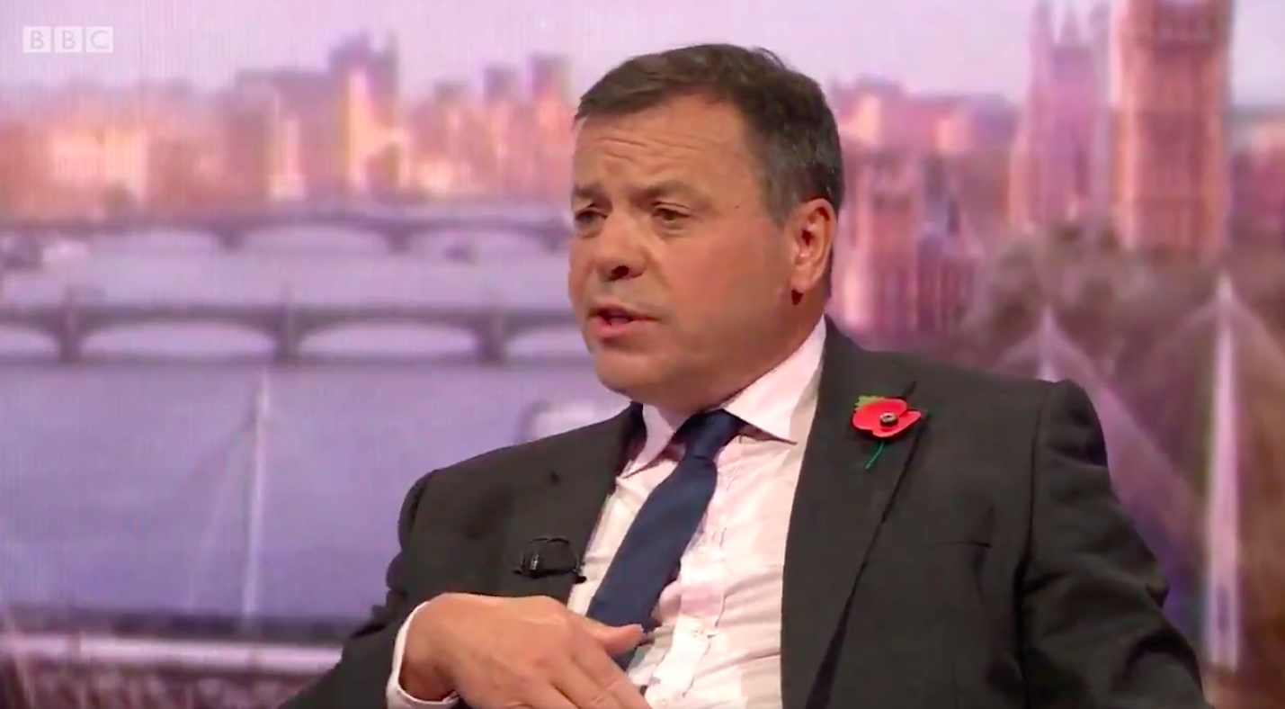 Arron Banks on the Andrew Marr Show