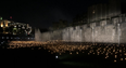 10,000 flames light up Tower of London in moving First World War tribute