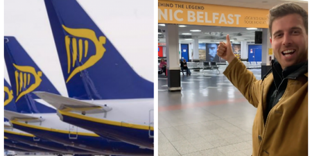 Man goes to extreme lengths to beat Ryanair’s new baggage policy