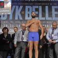 Tony Bellew shows off hard-earned abs and jokes about weight gain programme