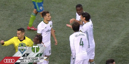 Portland Timbers misunderstand away goals rule, celebrating game they’d not yet won