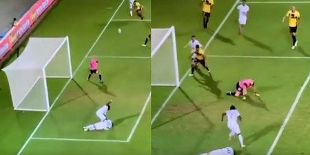 Here it is, the best and funniest goal you’ll see all weekend