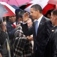 Donald Trump bombarded with pictures of Obama in the rain after WW1 cemetery no-show