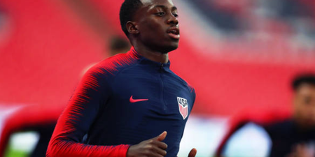 George Weah’s son Timothy plays for the USA against England