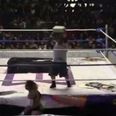 Mexican wrestler nearly kills opponent with concrete slab
