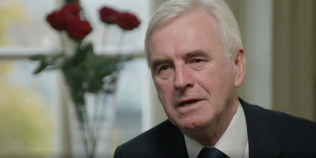 Labour’s John McDonnell says he could not be friends with a Conservative