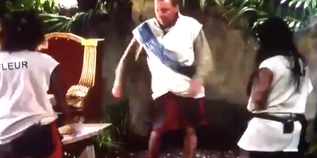 Harry Redknapp does The Floss on I’m A Celeb, pretty much guarantees he’s going to win