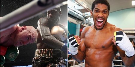 Anthony Joshua breaks silence after Tyson Fury vs Deontay Wilder
