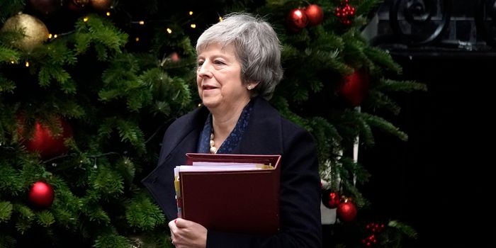 LONDON, ENGLAND - DECEMBER 12: British Prime Minister Theresa May leaves 10 Downing Street for the House of Commons to face Prime Minister's Questions after it was announced that Prime Minister Theresa May will face a vote of no confidence, to take place tonight, on December 12, 2018 in London, England. Sir Graham Brady, the chairman of the 1922 Committee, has received the necessary 48 letters (15% of the parliamentary party) from Conservative MP's that will trigger a vote of no confidence in the Prime Minister. (Photo by Christopher Furlong/Getty Images)