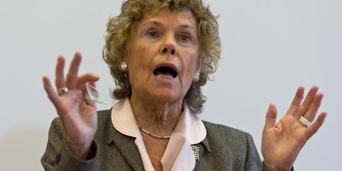 LONDON, ENGLAND - JANUARY 20: Kate Hoey speaks during the Labour Leave launch at One Birdcage Walk on January 20, 2016 in London, England. Launching ahead of the upcoming EU referendum the Labour Leave group is campaigning for the UK to leave the European Union. Currently the polls are suggesting the public are evenly split on whether to stay or leave the European Union. (Photo by Ben Pruchnie/Getty Images)