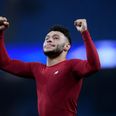 Alex Oxlade-Chamberlain celebrates return to training pitch after eight month lay-off
