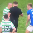 WATCH: Rangers and Celtic contest the greatest drop ball in years