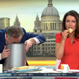 Piers Morgan vomits for attention live on TV