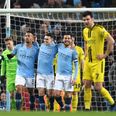 Man City put nine goals Burton Albion in first leg of League Cup semi-final