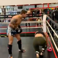 Mike Perry drops girlfriend Danielle Nickerson with body shot in sparring