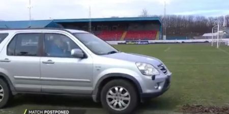 Rangers’ cup opponents tried to avoid postponing match by defrosting pitch with a car