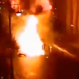 Police release footage of car bomb exploding in Derry on Saturday night