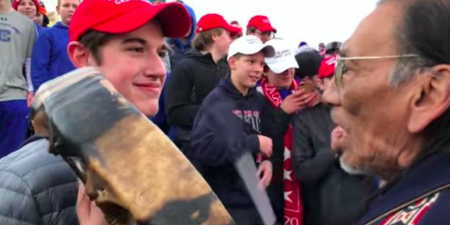 MAGA teenagers who confronted Native American protester ‘filmed harassing girls’ beforehand