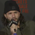 We’re still trying to work out the meaning of this question at UFC London press conference